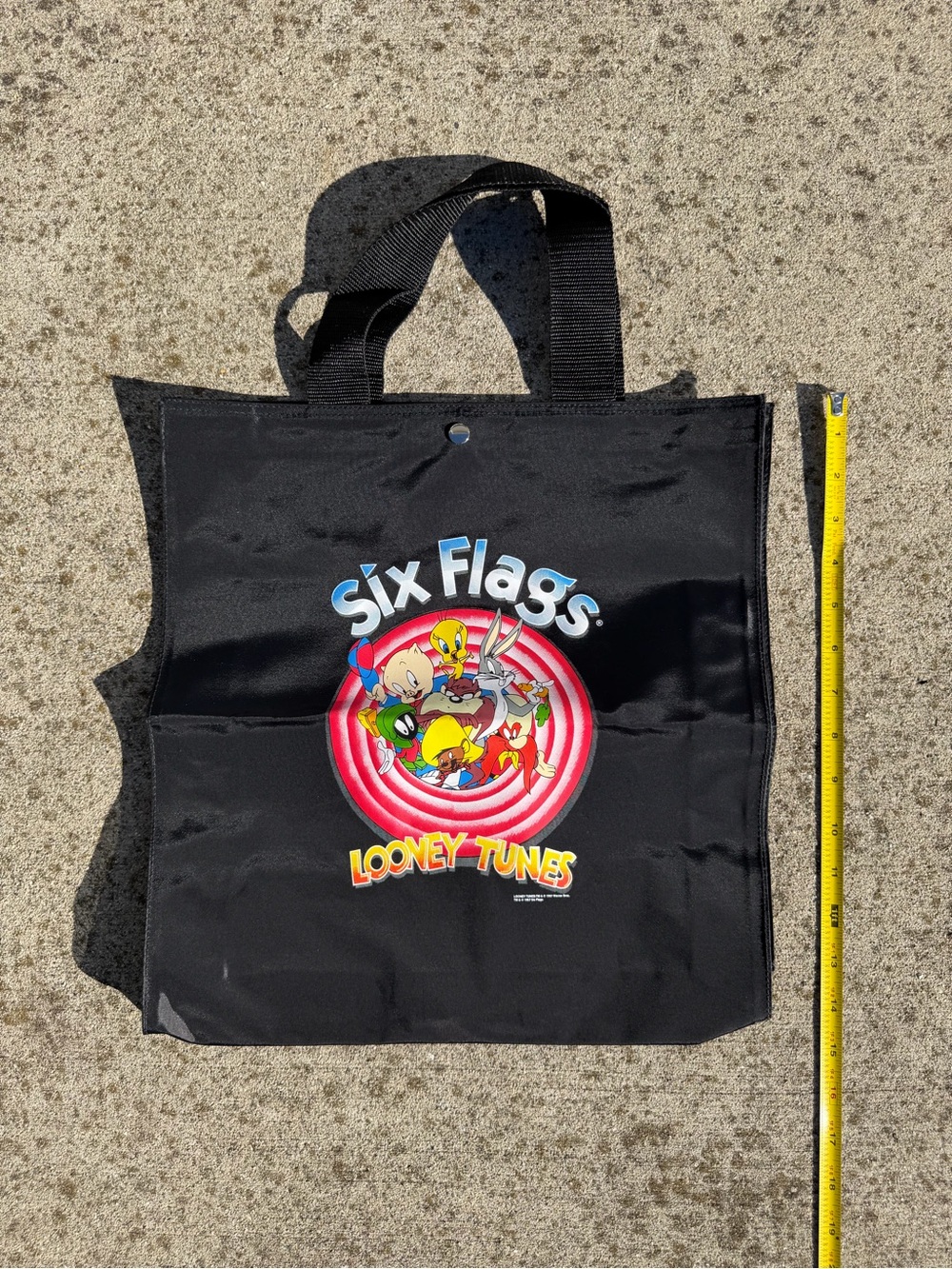 Looney Tunes Black Tote Bag